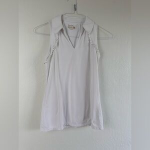 LILY PULITZER UPF 50+ Luxletic Martina Polo Top | white, size: small